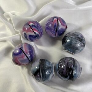 Streamline Bouncy Ball Lip Gloss Vanilla Galaxy Space 6 Pack New Sealed Gift